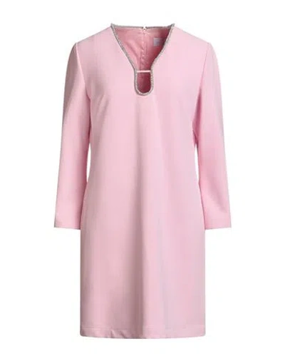 Nenette Woman Mini Dress Pink Size 10 Polyester, Elastane