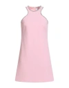 Nenette Woman Mini Dress Pink Size 6 Polyester, Elastane In Pink