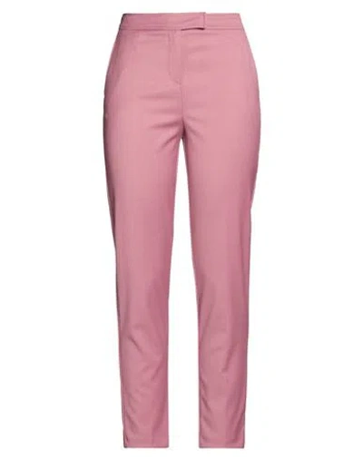 Nenette Woman Pants Antique Rose Size 2 Polyester, Viscose, Elastane In Pink