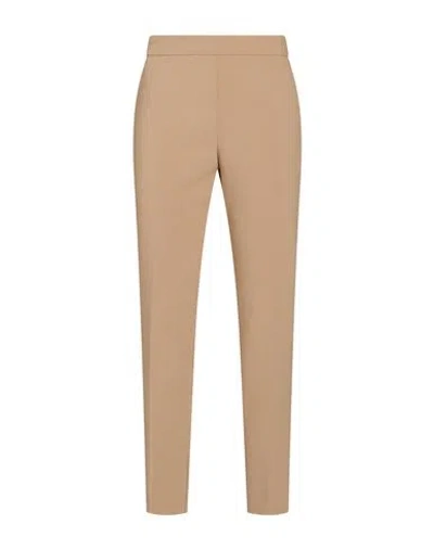 Nenette Woman Pants Beige Size 2 Polyester, Viscose, Elastane In Neutral