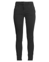 Nenette Woman Pants Black Size 27 Cotton, Elastomultiester, Elastane In Black