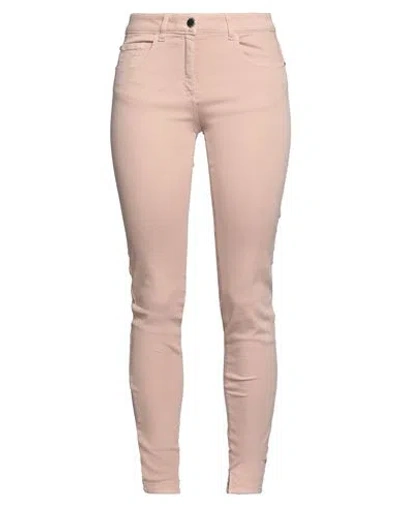 Nenette Woman Pants Blush Size 31 Cotton, Elastane In Pink