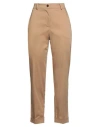 Nenette Woman Jeans Sand Size 29 Cotton, Elastomultiester, Elastane In Brown