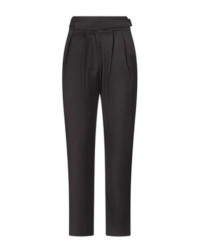 Nenette Woman Pants Charcoal Size 6 Polyester, Viscose, Elastane In Gray