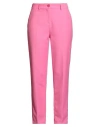 Nenette Woman Pants Fuchsia Size 6 Polyester In Pink