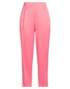 Nenette Woman Pants Fuchsia Size 8 Viscose, Elastane In Pink