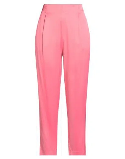 Nenette Woman Pants Fuchsia Size 8 Viscose, Elastane In Pink
