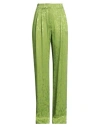 Nenette Woman Pants Green Size 4 Viscose