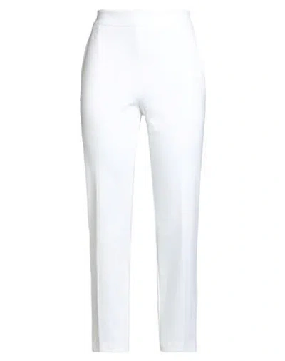 Nenette Woman Pants Ivory Size 4 Viscose, Polyamide, Elastane In White
