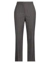 Nenette Woman Pants Lead Size 10 Polyester, Viscose, Elastane In Grey