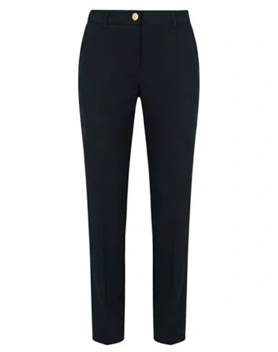 Nenette Woman Pants Navy Size 10 Polyester, Elastane In Blue
