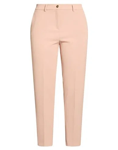 Nenette Woman Pants Sand Size 10 Polyester, Elastane In Neutral