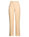 Nenette Woman Pants Sand Size 4 Wool, Polyamide, Polyester, Elastane In Multi