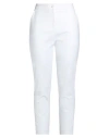 Nenette Woman Pants White Size 6 Polyester In White