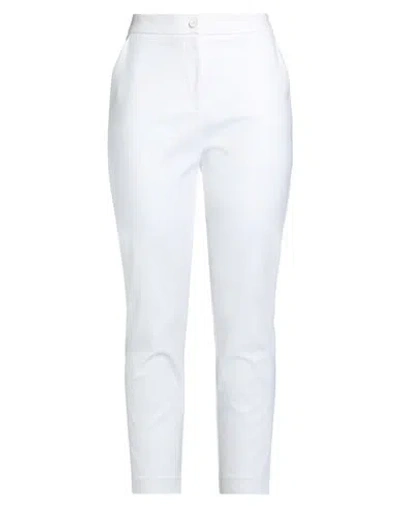 Nenette Woman Pants White Size 6 Polyester