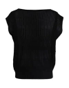 Nenette Woman Sweater Black Size S Viscose, Polyester In Black