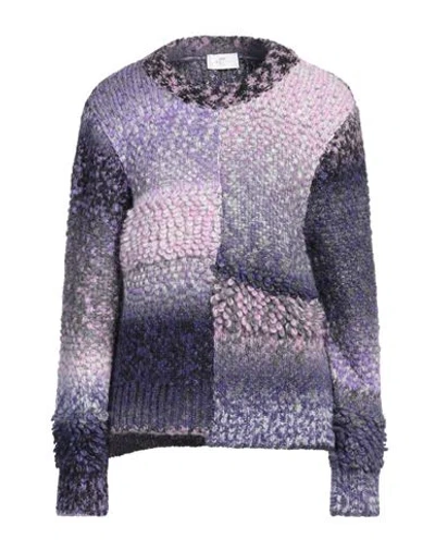 Nenette Woman Sweater Purple Size Xs Acrylic, Wool, Polyamide, Alpaca Wool, Viscose