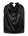 Nenette Woman Top Black Size 8 Polyester In Black