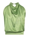 Nenette Woman Top Green Size 4 Polyester