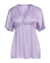 Shop Nenette Woman Top Lilac Size 10 Viscose In Purple