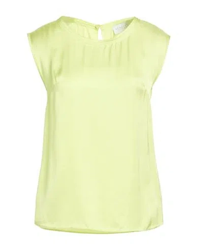 Nenette Woman Top Lime Green Size 2 Viscose