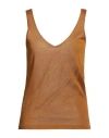 Nenette Woman Top Mustard Size S Viscose, Polyester In Yellow