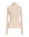 Nenette Woman Turtleneck Ivory Size Xl Wool, Acrylic, Nylon, Elastane In White