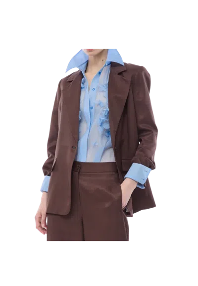 Nenette Women's Jacket  41bb-bitti_cacao In Brown