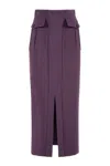 Nenette Women's Skirt  36bb-guai-1593 Mangosteen In Purple