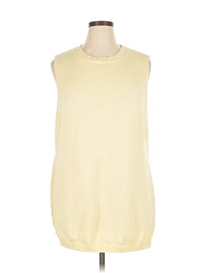 Pre-owned Nenona Sweater Vest In Yellow
