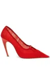 Nensi Dojaka Tulle Pumps In レッド