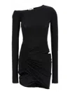 Nensi Dojaka Asymmetric-neck Mini Dress