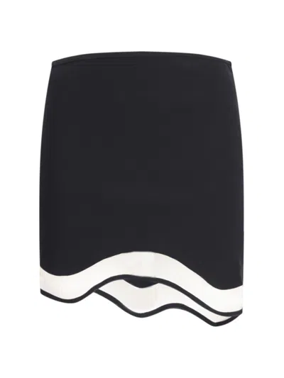 Nensi Dojaka Asymmetrical Skirt - Black