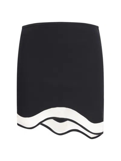 NENSI DOJAKA NENSI DOJAKA ASYMMETRICAL SKIRT – BLACK