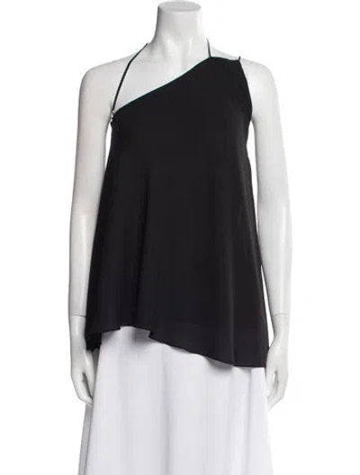 Pre-owned Nensi Dojaka Asymmetrical Sleeveless Top W/ Tags In Black