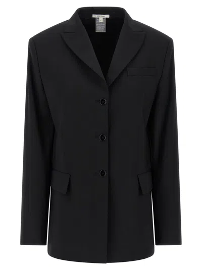 Nensi Dojaka Belt Blazer In Black