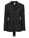 Nensi Dojaka Black Black Black Black Black Black Black Black Black Black Black Black Tailored Blazer In Black