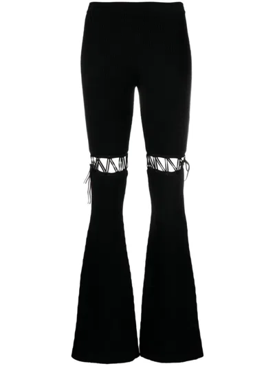 NENSI DOJAKA BLACK FLARED PANT