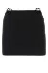 Nensi Dojaka Black Heart Cut-out Detail Miniskirt In Black