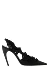 Nensi Dojaka Woman Pumps Black Size 8 Textile Fibers In Black