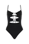 Nensi Dojaka One-piece Draped Swimsuit