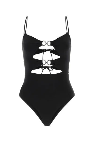 NENSI DOJAKA BLACK STRETCH POLYESTER SWIMSUIT