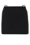 Nensi Dojaka Black Heart Cut-out Detail Miniskirt