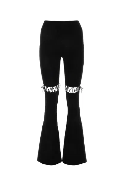 NENSI DOJAKA NENSI DOJAKA BLACK VISCOSE STRETCH PANT