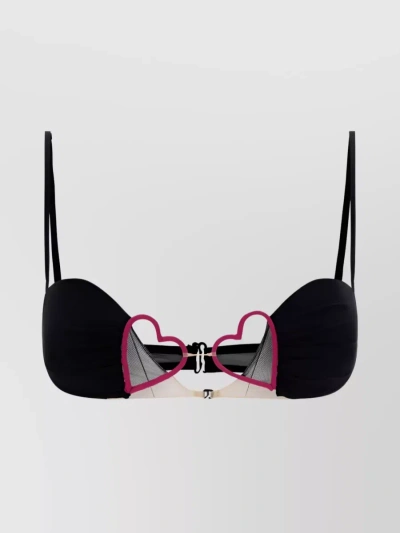 NENSI DOJAKA BRA WITH HEART MOTIF AND UNDERWIRE CUP