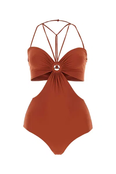 NENSI DOJAKA NENSI DOJAKA BRICK STRETCH POLYESTER SWIMSUIT
