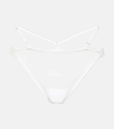 Nensi Dojaka Bridal Tulle Briefs In White