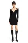 Nensi Dojaka Contour Ribbed Knit Mini Dress In Multi
