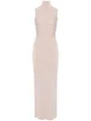 Nensi Dojaka Gwyneth Knitted Corset Maxi Dress In Brown