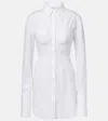 Nensi Dojaka Minikleid Aus Baumwollpopeline In Weiss